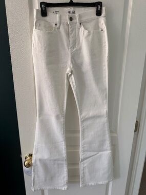 Like new a.n.a white denim flare pants